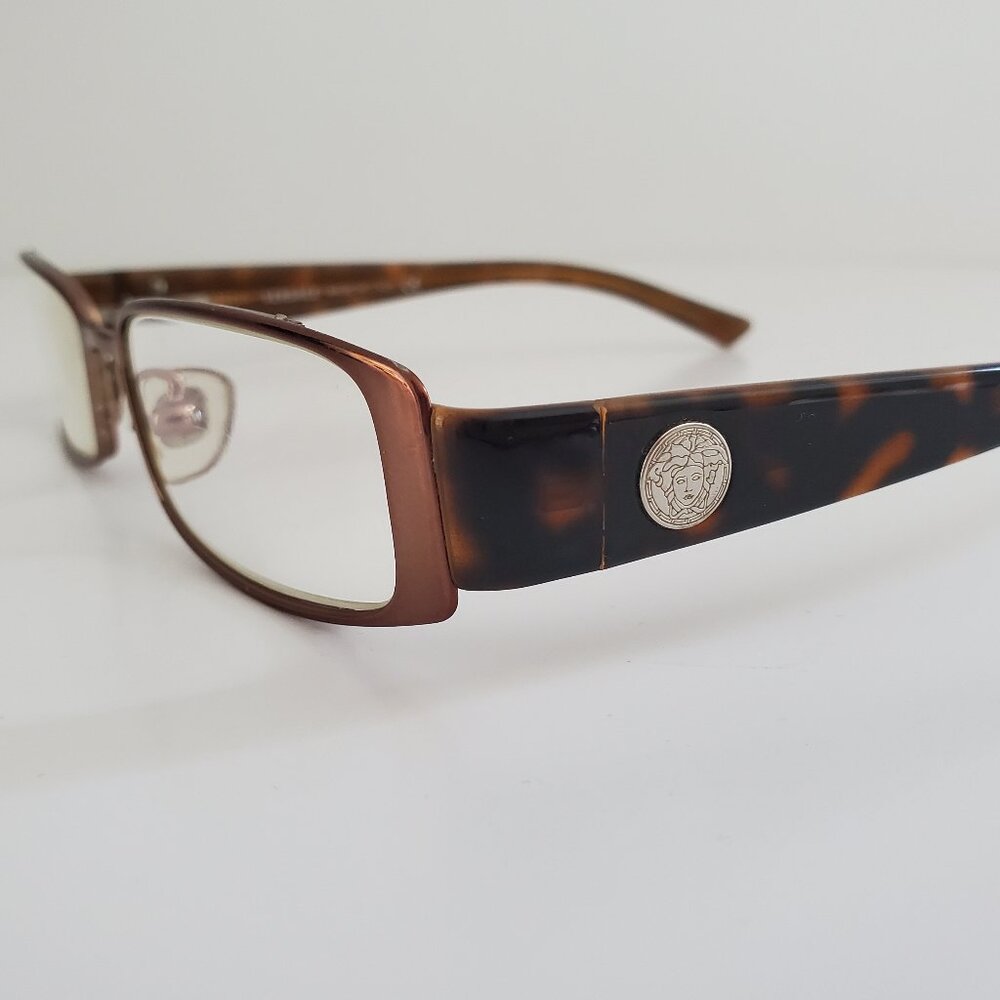 VERSACE Eyewear Frames Unisex Brown/Tortoise MOD 1127 1045 49-17-135 Rectangular